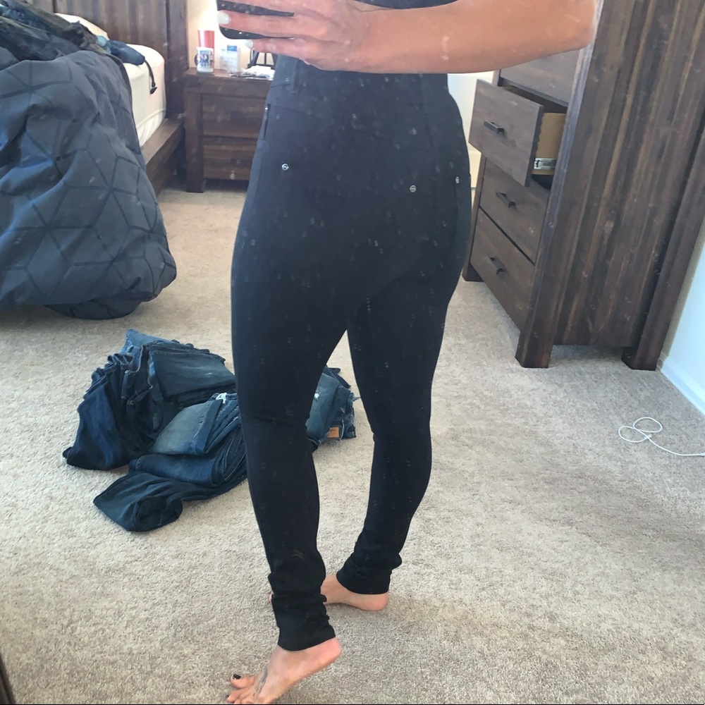 Express Black Legging, High Rise, Size 4 - Picture 3 of 5